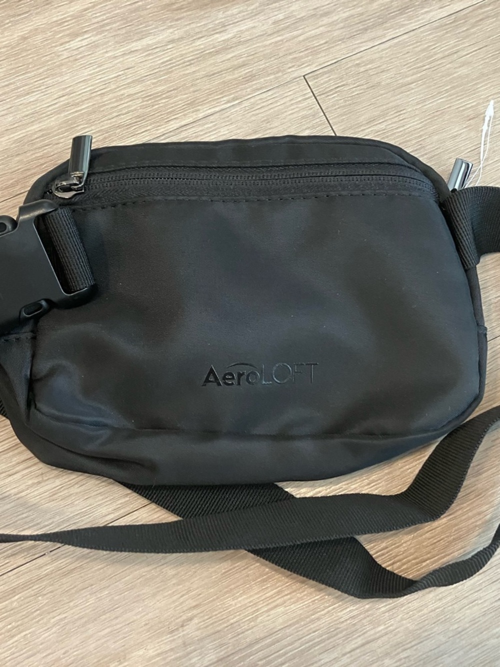 Pure Barre Black Logo Crossbody Bag - Picture 2 of 2